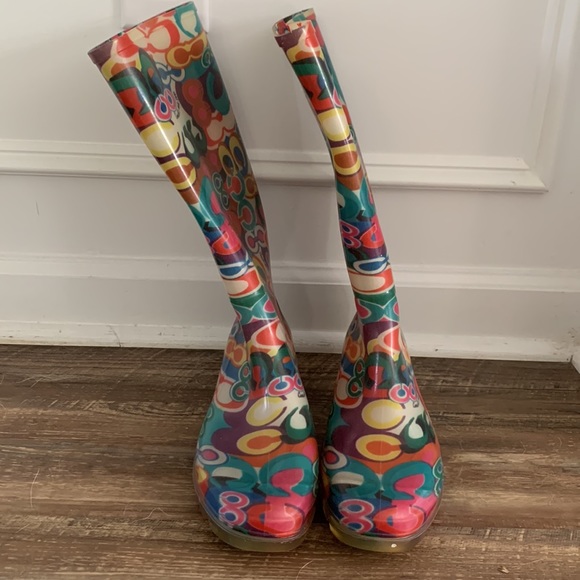 Coach Rainboots - Picture 2 of 3